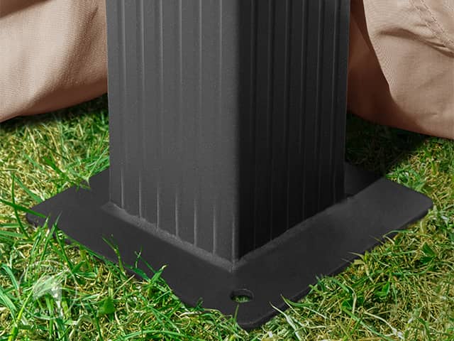 TOOLPORT 3x4 m Softtop Gartenpavillon, inkl. 4 Seitenteile, cappuccino - (300047) TOOLPORT 3x4 m Softtop Gartenpavillon, inkl. 4 Seitenteile, cappuccino - (300047)