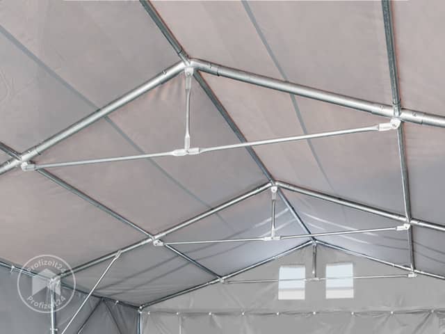 TOOLPORT 5x8 m Lagerzelt, PVC-Plane, gra... TOOLPORT 5x8 m Lagerzelt, PVC-Plane, gra...