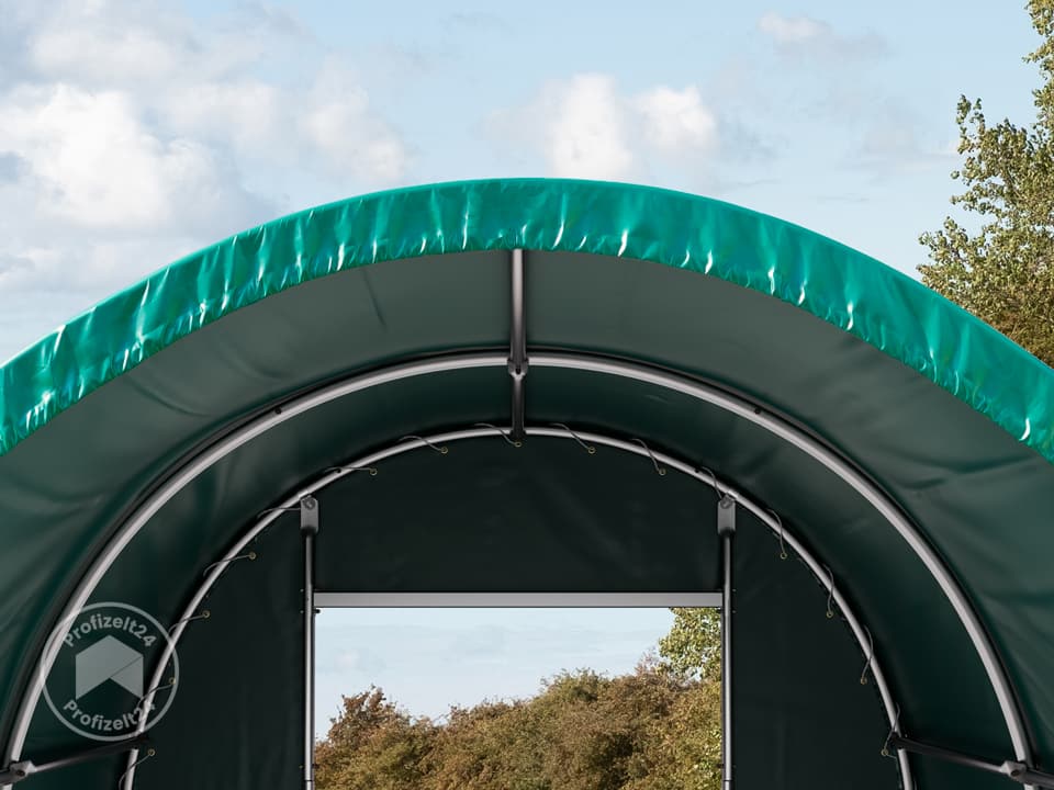 TOOLPORT 3x3m Weidezelt, PVC-Plane, dunk...