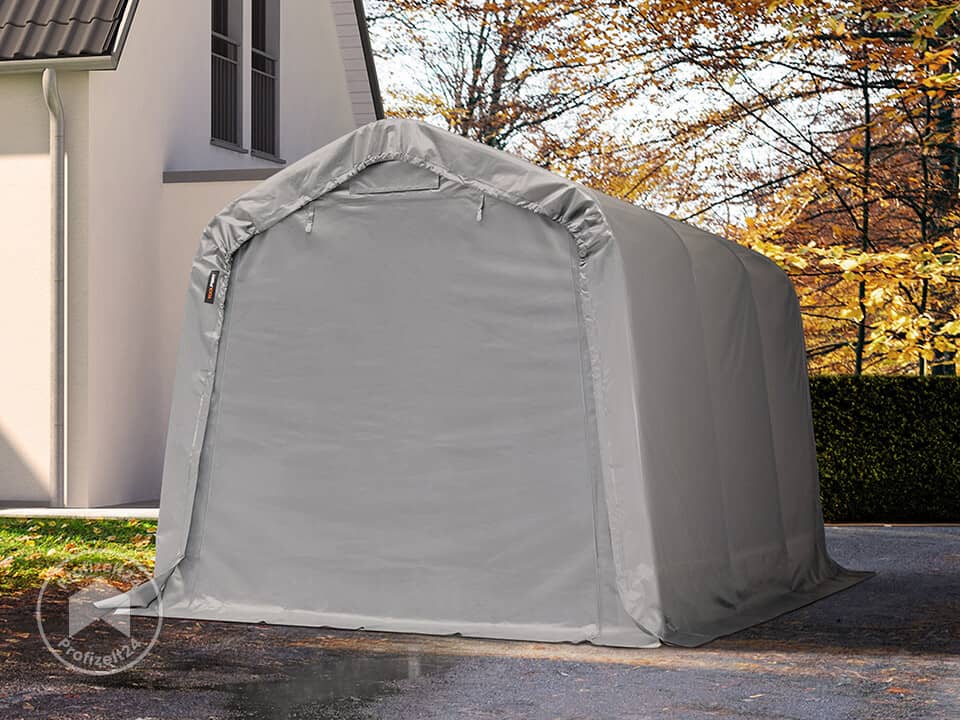 TOOLPORT 2,4x3,6m Zeltgarage, PVC-Plane,...