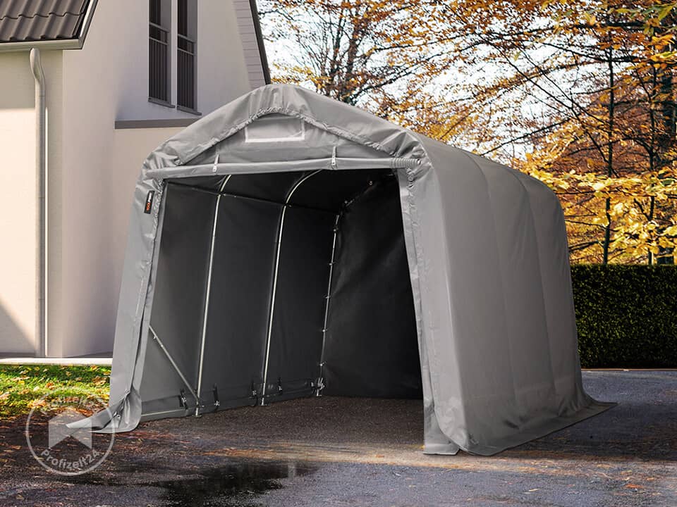 TOOLPORT 2,4x3,6m Zeltgarage, PVC-Plane,...