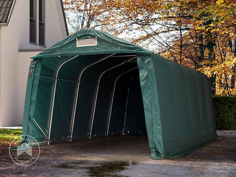 TOOLPORT 3,3x6m Zeltgarage, PVC-Plane, d...