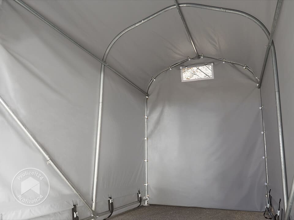 TOOLPORT 1,6x2,4m Zeltgarage, PVC-Plane,...
