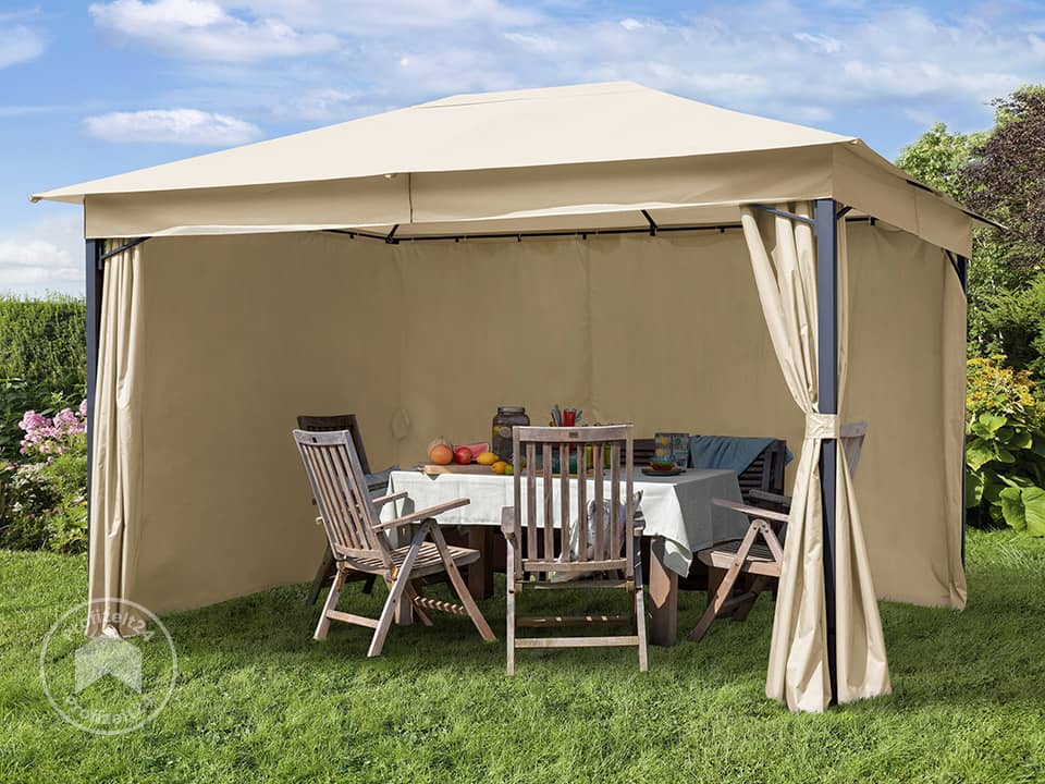 TOOLPORT 3x4 m Softtop Gartenpavillon, i...