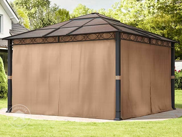 TOOLPORT 4x4 m Hardtop Gartenpavillon, i...