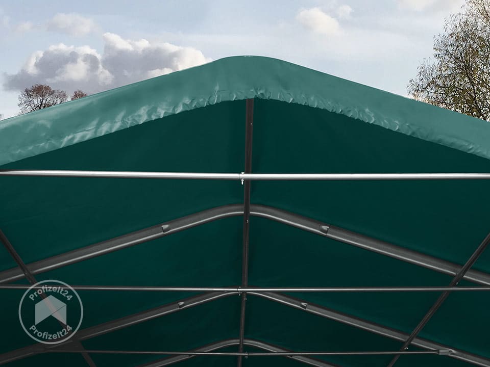 TOOLPORT 6x12m Zeltgarage, PVC-Plane, du...