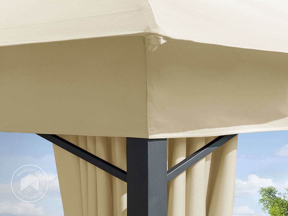 TOOLPORT 3x4 m Softtop Gartenpavillon, i...