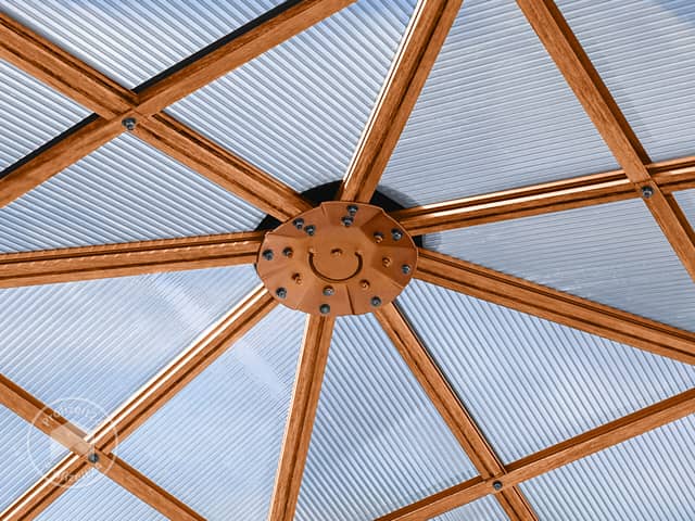 TOOLPORT 3x3 m Hardtop Gartenpavillon, i...