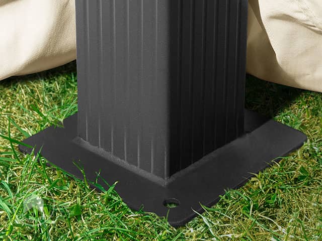 TOOLPORT 4x4 m Softtop Gartenpavillon, inkl. 4 Seitenteile, champagnerfarben - (300174) TOOLPORT 4x4 m Softtop Gartenpavillon, inkl. 4 Seitenteile, champagnerfarben - (300174)