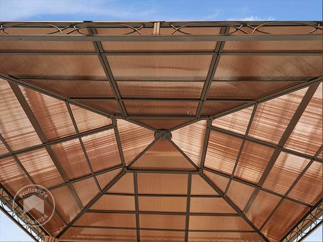 TOOLPORT 4x4 m Hardtop Gartenpavillon, i...