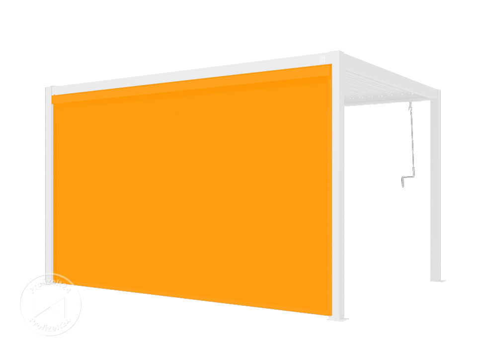 Coarbor Outdoor-Rollo – Für Pergola, Balkon, Terrasse, 1,5x2,4 M, Hellgrau, Mit Streifendesign