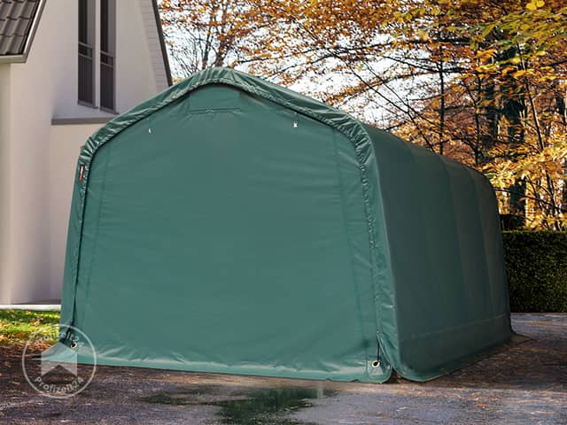 Garagenzelt Zeltgarage 3,3x4,7 m Carport Lagerzelt Unterstand Foliengarage  grün