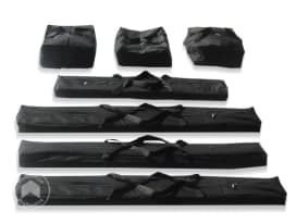 Oxford Taschenset für PVC Party- und Lagerzelte in der 5 Sterne-Qualität - Breite 3 m, Höhe 2 m
