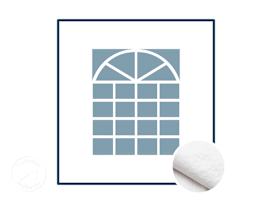 2 m breites Seitenteil für PE-Partyzelt mit hochwertigem Klickgestänge