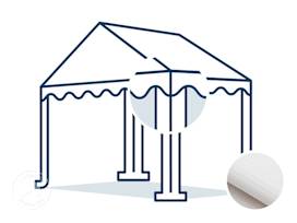 Ersatzdach für PVC-Partyzelt der Größe 3x2 m mit 2 m Seitenhöhe