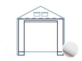 3 m breites Giebelteil für PVC-Partyzelt mit 2,6 m Seitenhöhe