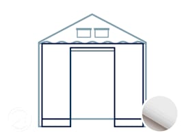 3 m breites Giebelteil für PVC-Partyzelt mit 2,6 m Seitenhöhe