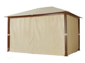 Seitenteile (4-teiliges Set) für Gartenpavillon Forest Premium 3x4 m, champagnerfarben