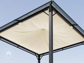 Sonnensegel für Gartenpavillon Moonlight Deluxe 3x3 m, Cream