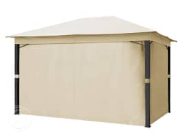 Seitenteile (4-teiliges Set) für Gartenpavillon Sunset Premium 3x4 m, champagner Seitenteile (4-teiliges Set) für Gartenpavillon Sunset Premium 3x4 m, champagner