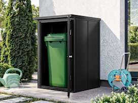 84 x 84 cm Gartenschrank, anthrazit