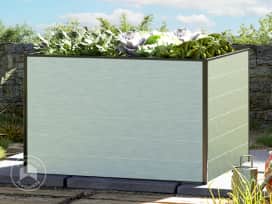 119 x 99 x 77 cm Hochbeet, Aluminium eloxiert 119 x 99 x 77 cm Hochbeet, Aluminium eloxiert