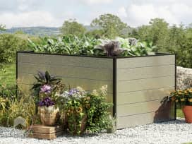 150 x 99 x 77 cm Hochbeet, Aluminium eloxiert 150 x 99 x 77 cm Hochbeet, Aluminium eloxiert