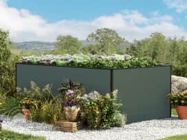 195 x 119 x 77 cm Hochbeet, Anthrazit 195 x 119 x 77 cm Hochbeet, Anthrazit