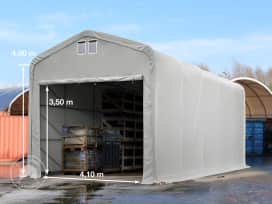 5x10m Zelthalle, PRIMEtex-Plane, grau, ohne Statik