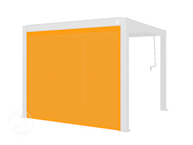 Rollo für Pergola Deluxe mit 3 m Seitenlänge in Perlgrau Rollo für Pergola Deluxe mit 3 m Seitenlänge in Perlgrau