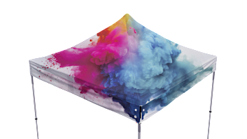 Faltpavillon bedruckt