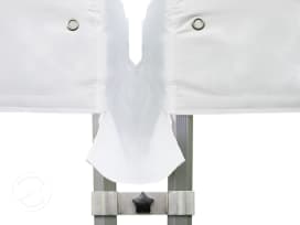 Összekötő készlet 3m oldalhosszú PROFESSIONAL összecsukható pavilonhoz, 40mm, PVC, fehér