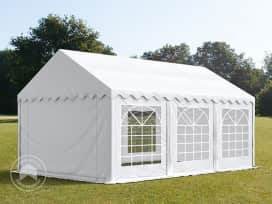 Parti sátor, 3x6m, PVC ponyva, fehér