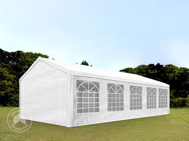 Parti sátor, 4x10m, ponyva, fehér Parti sátor, 4x10m, ponyva, fehér