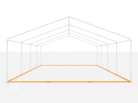 6x8m-es univerzális padlókeret parti sátrakhoz, pavilonokhoz