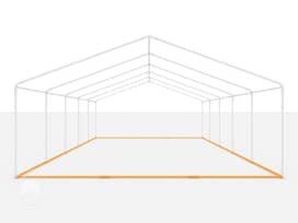 6x10m-es univerzális padlókeret parti sátrakhoz, pavilonokhoz