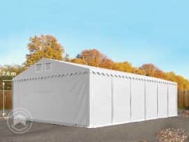 Ipari sátor, 8x12m, PVC ponyva, fehér, padlókerettel, statikai megerősítés nélkül Ipari sátor, 8x12m, PVC ponyva, fehér, padlókerettel, statikai megerősítés nélkül