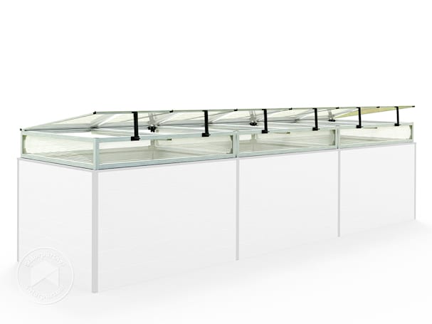 351 x 99 cm melegágy magaságyásra