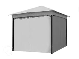 Oldalpanelek kerti pavilonhoz, 3x3m, Sunset Classic, stone