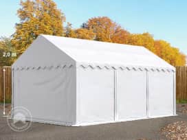 Ipari sátor, 3x6m, PVC ponyva, fehér, padlókerettel Ipari sátor, 3x6m, PVC ponyva, fehér, padlókerettel