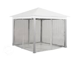 Szúnyogháló kerti pavilonhoz, 3x3m, Sunset Premium, stone