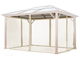 Moskytiéra (4dílná) pro zahradní altán Forest Deluxe 3x4 m, champagne