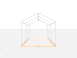 Univerzální spodní rám 3x6 m pro párty stany, nůžkové stany