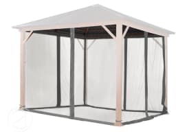 Moskytiéra (4dílná) pro zahradní altán Forest Superior 3x3 m, šedá Moskytiéra (4dílná) pro zahradní altán Forest Superior 3x3 m, šedá