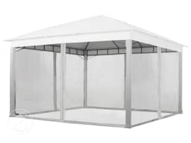 Moskytiéra (4dílná) pro zahradní altán Sunset Premium 4x4 m, stone