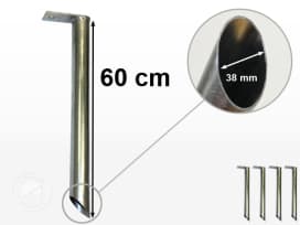 4 profesionální kolíky pro váš stan