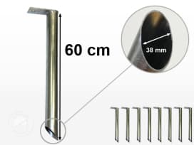 8 profesionální kolíky pro váš stan