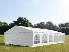 8x12 m partytält, med bottenram, PVC 750, vit 8x12 m partytält, med bottenram, PVC 750, vit