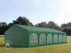 6x12 m partytält, med bottenram, PVC 750, mörkgrön 6x12 m partytält, med bottenram, PVC 750, mörkgrön