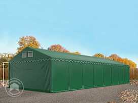 Lagertält 6x16 m - 2,6 m sidohöjd, med bottenram, PVC 800 mörkgrön, utan hållfasthet (Säkerhetspaket) Lagertält 6x16 m - 2,6 m sidohöjd, med bottenram, PVC 800 mörkgrön, utan hållfasthet (Säkerhetspaket)
